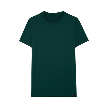 402593 Tencel Soft Tee-Shirt Crew Neck - 00DG Dark Green